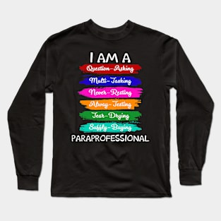 I Am A Papaprofessional Awesome Long Sleeve T-Shirt